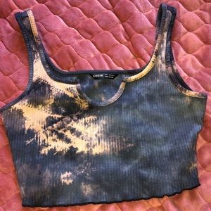 SHEIN tye dye crop top